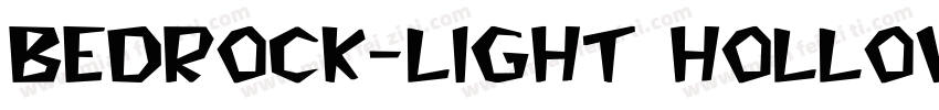Bedrock-Light Hollow Bold字体转换